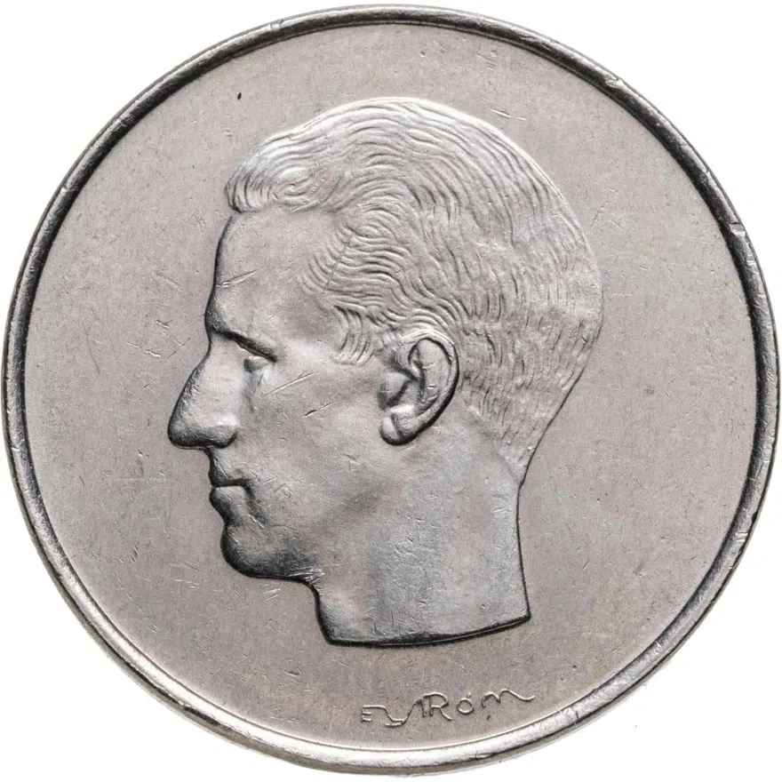Бельгия 10 франков (francs) 1969  Надпись на голландском - 'BELGIE', реверс