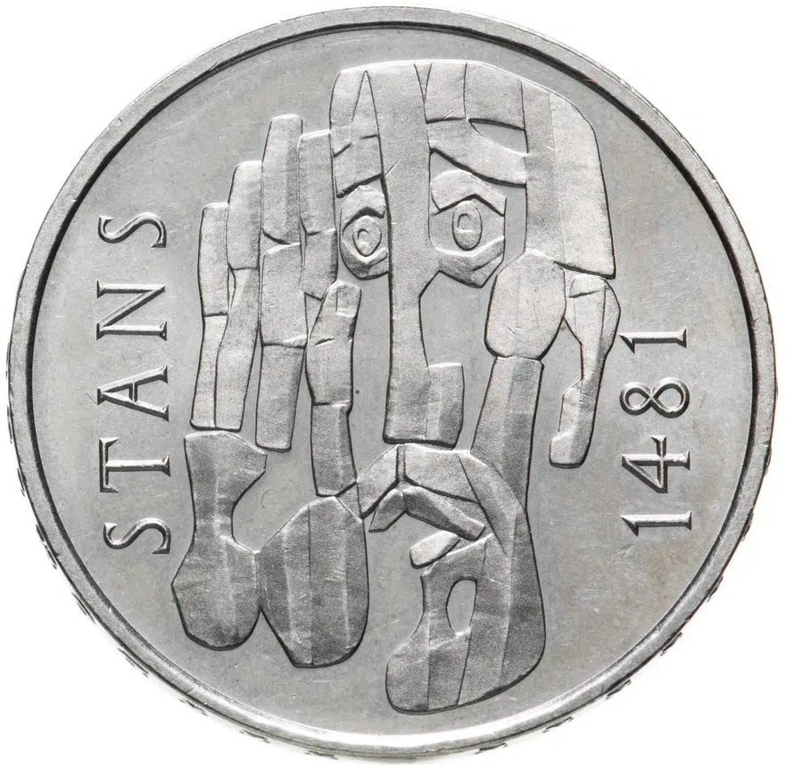 Швейцария 5 франков (francs) 1981 "500 лет Станской Конвенции 1481 года"