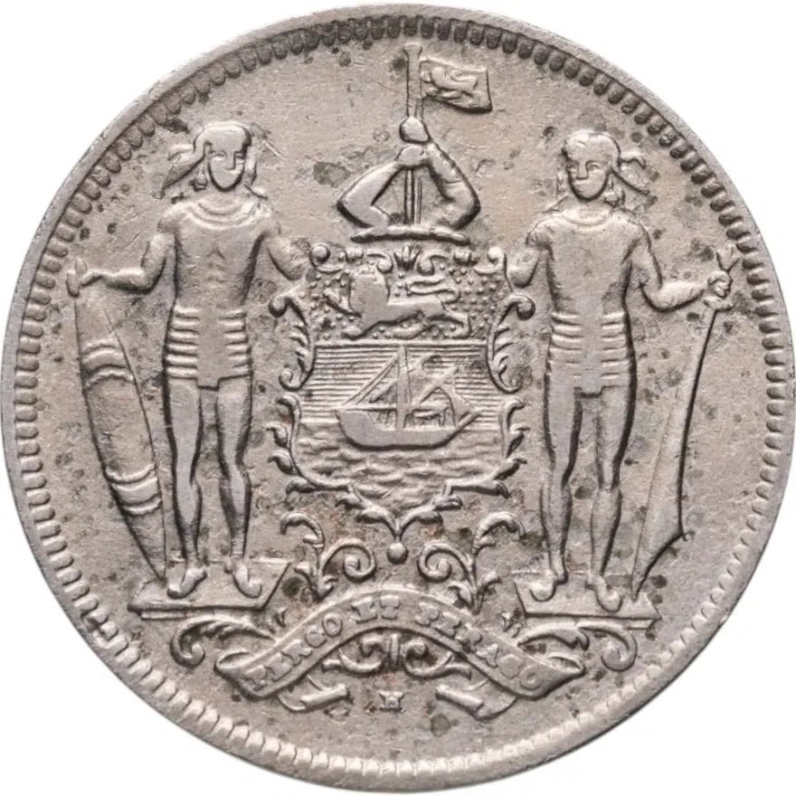Британское Северное Борнео 2 1/2 цента (cent) 1920, реверс