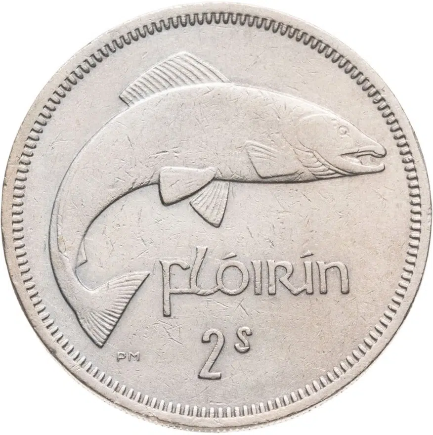 Ирландия 2 шиллинга (флорин, shillings) 1968