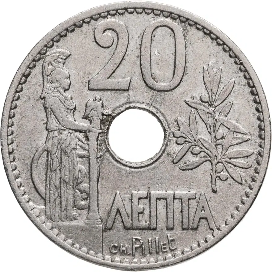 Греция 20 лепт 1912