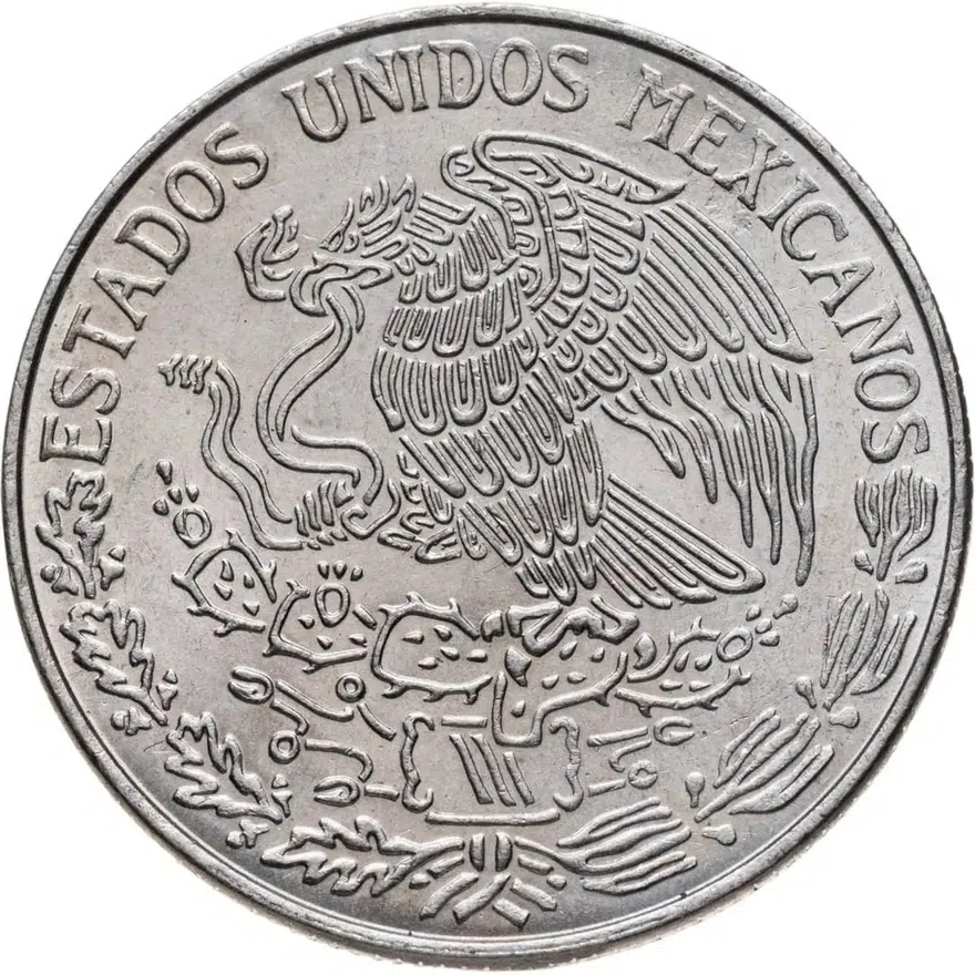 Мексика 1 песо (peso) 1980, реверс