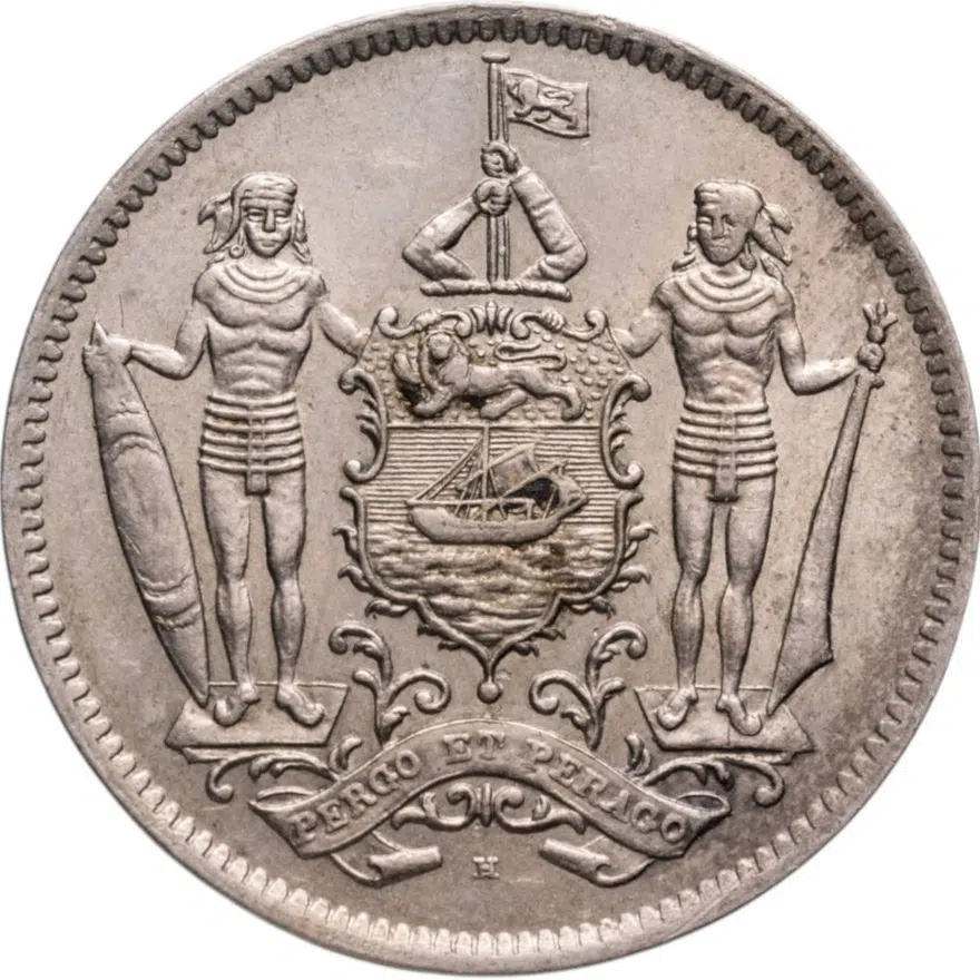 Северное Борнео 5 центов (cents) 1941, реверс