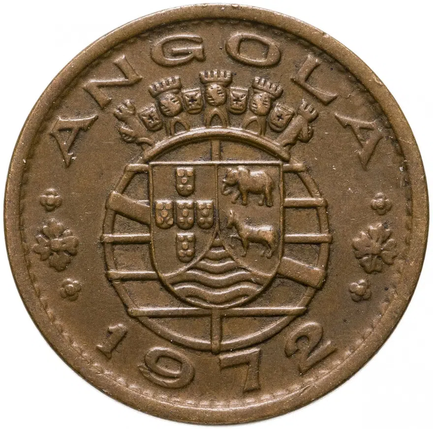Ангола 1 эскудо (escudo) 1972, реверс