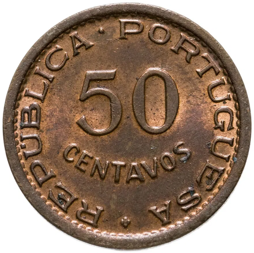 Мозамбик 50 сентаво (centavos) 1957