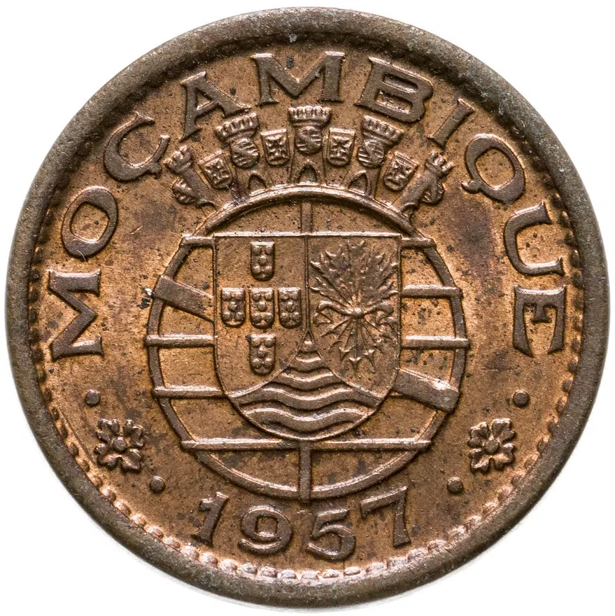 Мозамбик 50 сентаво (centavos) 1957, реверс