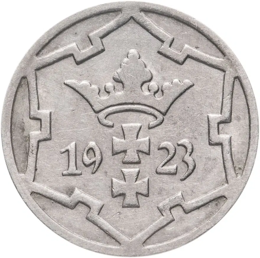 Данциг 5 пфеннигов (pfennig) 1923