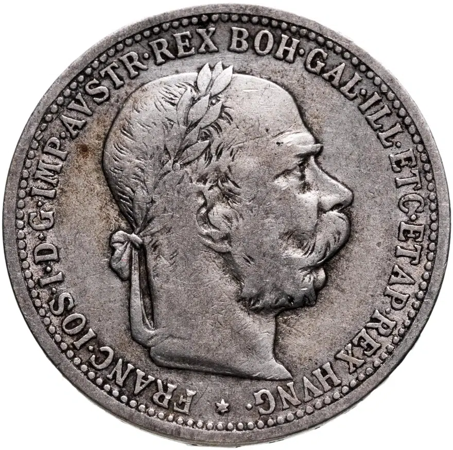 Австрия 1 крона (crown) 1899, реверс
