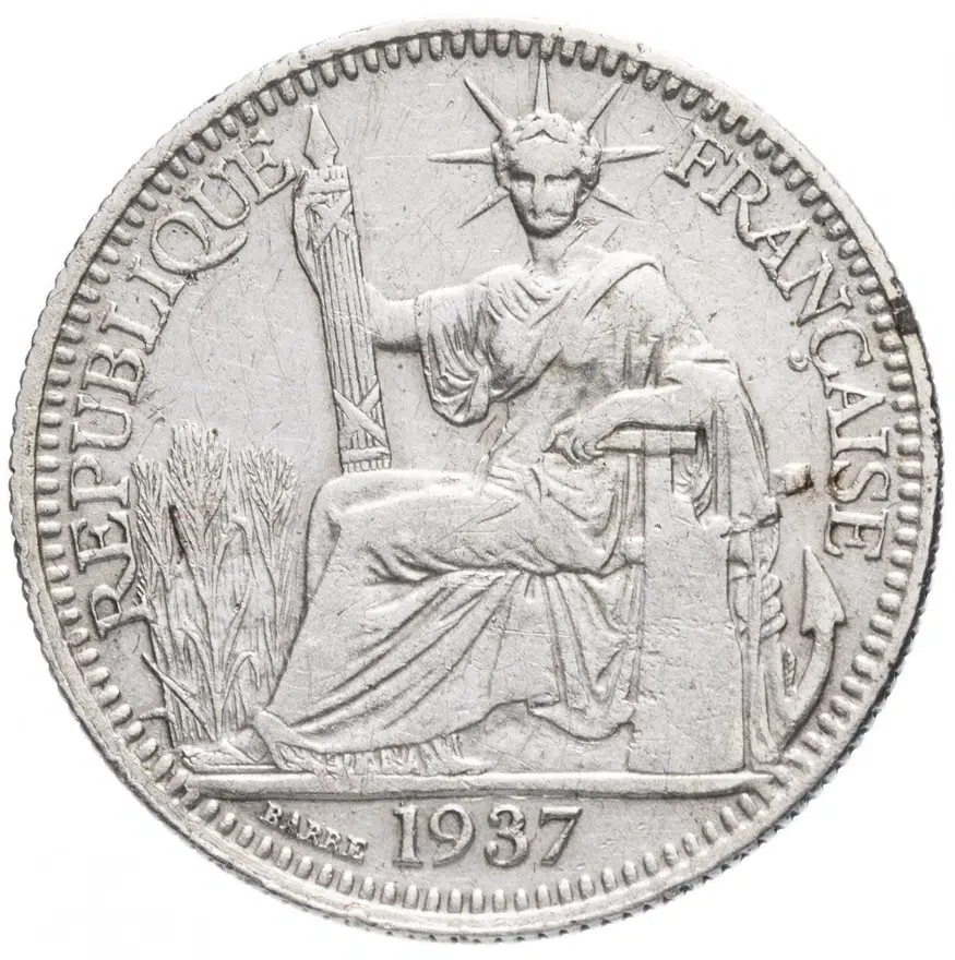 Французский Индокитай 10 сантимов (centimes) 1937