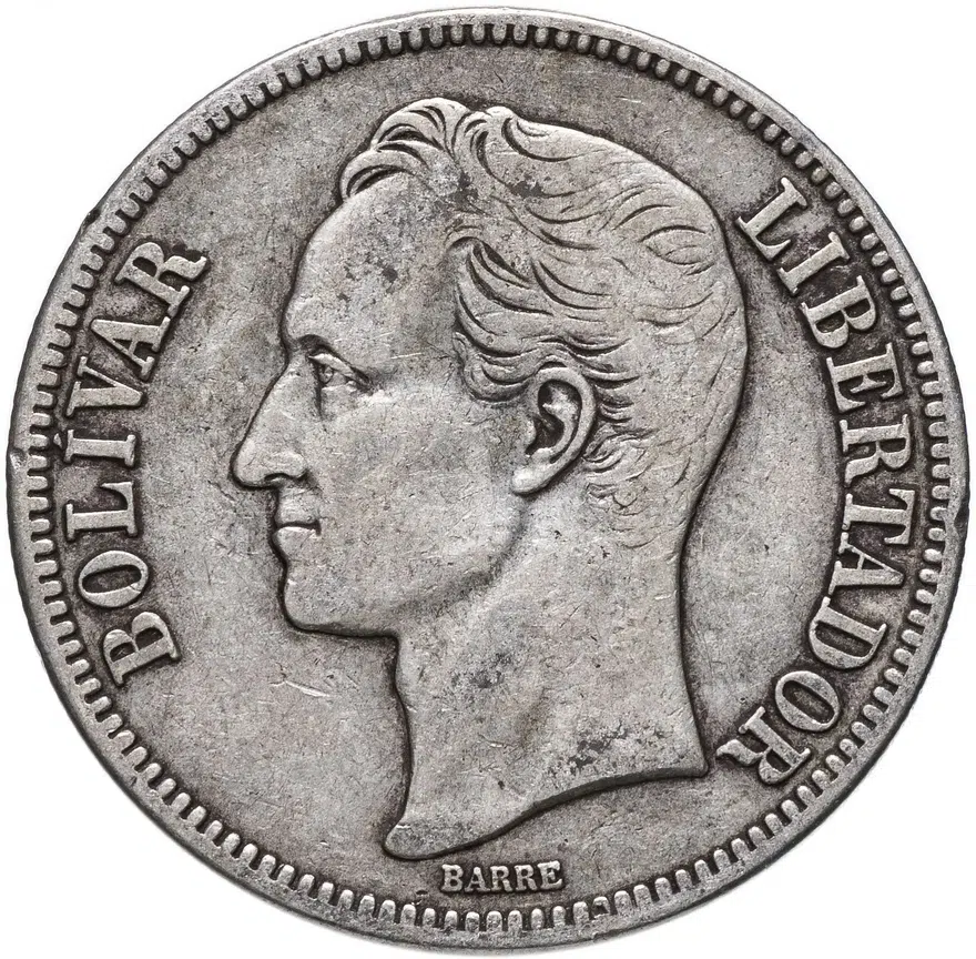 Венесуэла 5 боливаров 1935