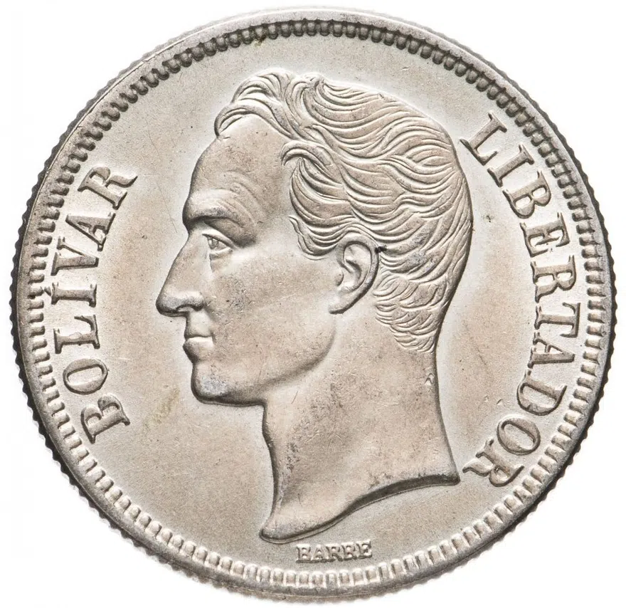 Венесуэла 2 боливара (bolivares) 1945