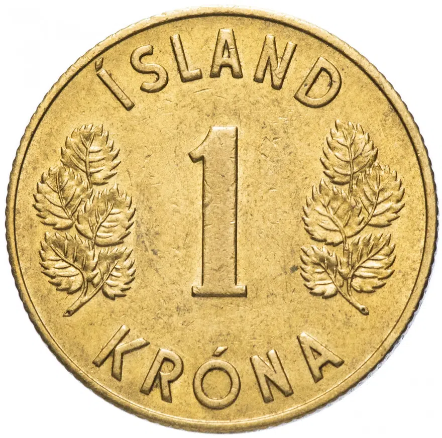 Исландия 1 крона (crown) 1946