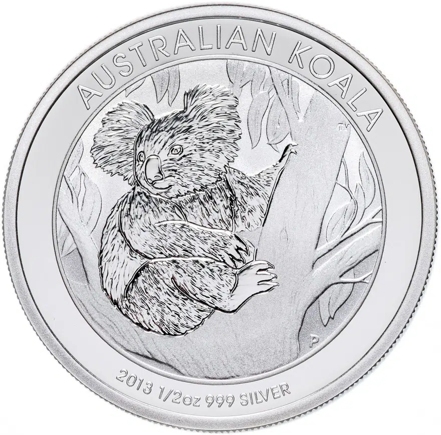 Австралия 50 центов (cents) 2013 "Австралийская коала", аверс