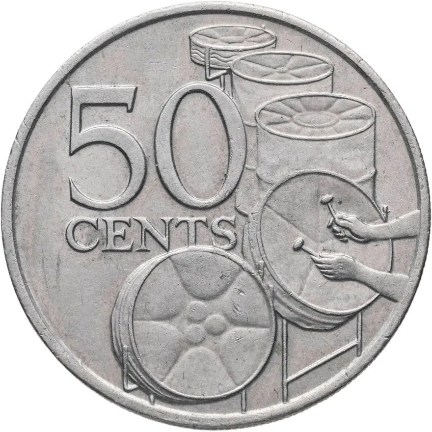 Тринидад и Тобаго 50 центов (cents) 1977