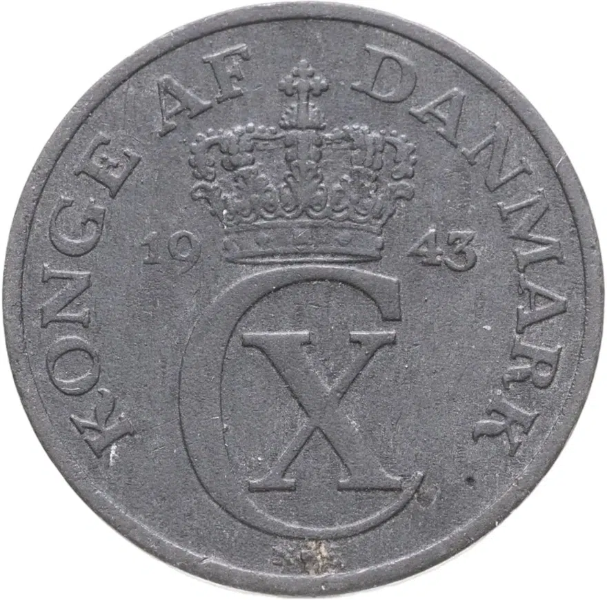 Дания 2 эре (ore) 1943