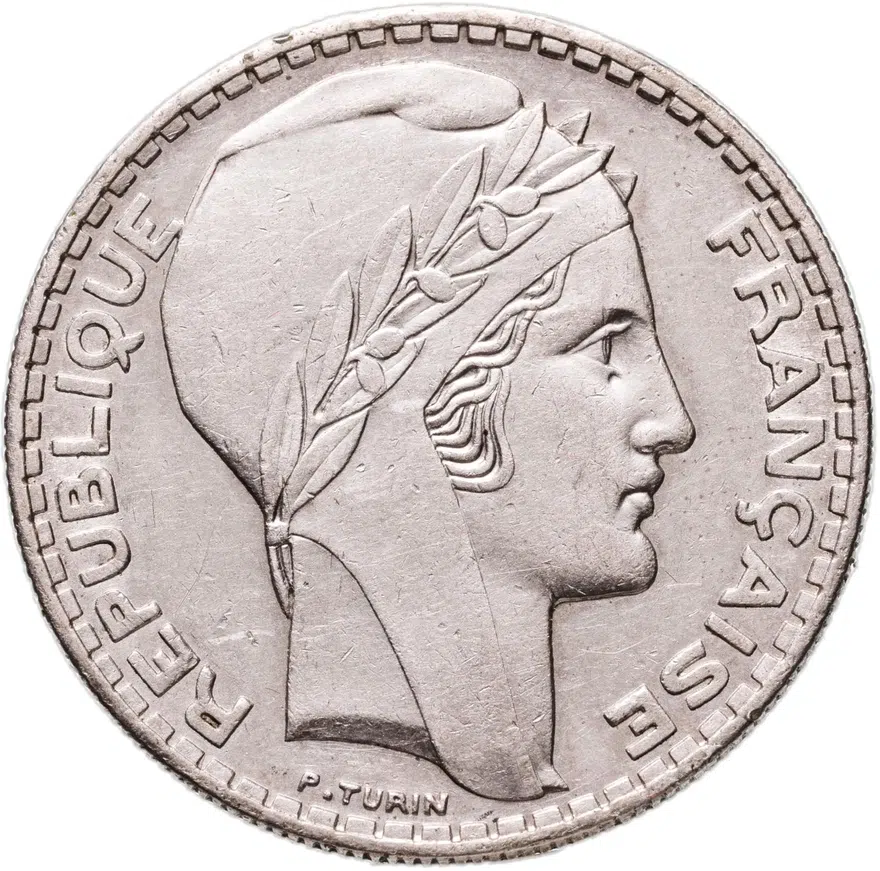 Франция 20 франков (francs) 1938