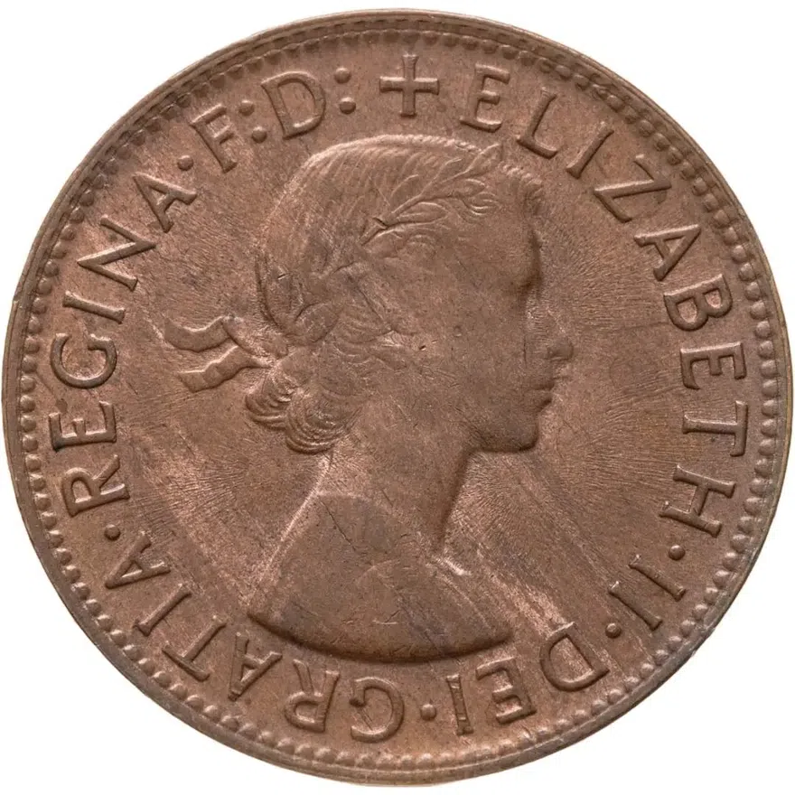 Австралия 1 пенни (penny) 1961, реверс