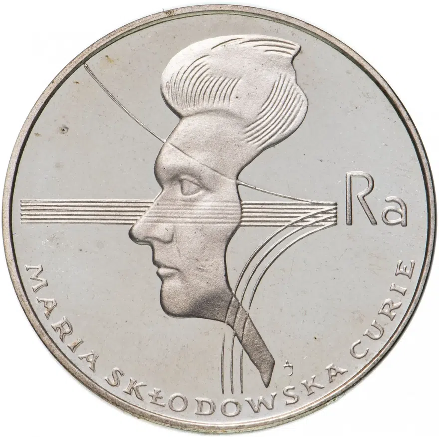 Польша 100 злотых (zlotych) 1974 "40 лет со дня смерти Марии Склодовской-Кюри", реверс