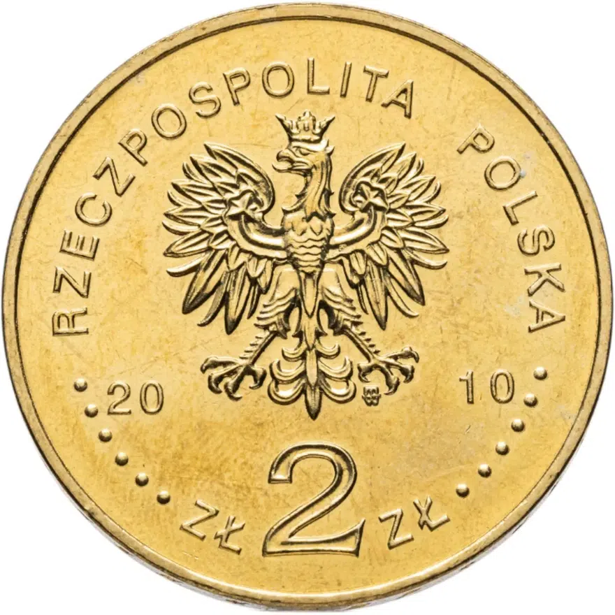 Польша 2 злотых 2010 "Великие сражения - Грюнвальдская битва", реверс