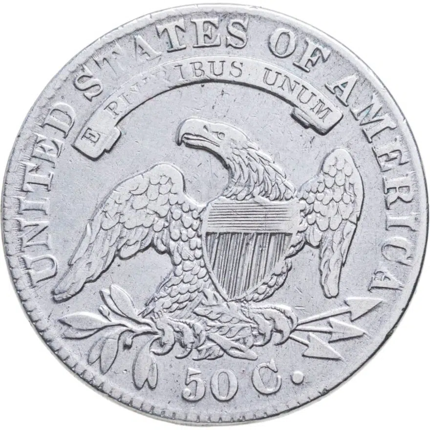 США 50 центов (cents) 1831  Capped Bust Half Dollar, реверс