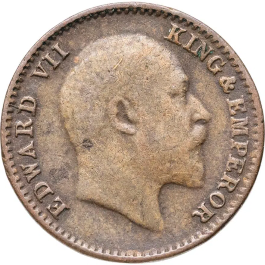 Индия 1/12 анны 1904, реверс