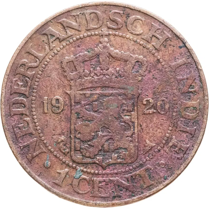 Голландская Ост-Индия 1 цент (cent) 1920, реверс