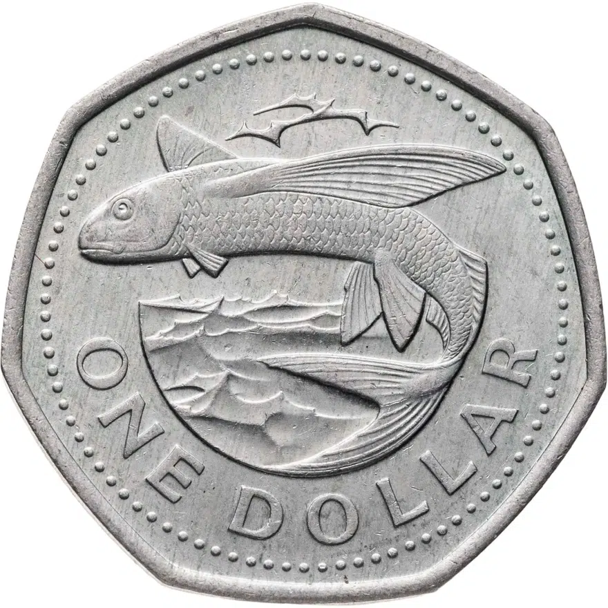 Барбадос 1 доллар (dollar) 1988