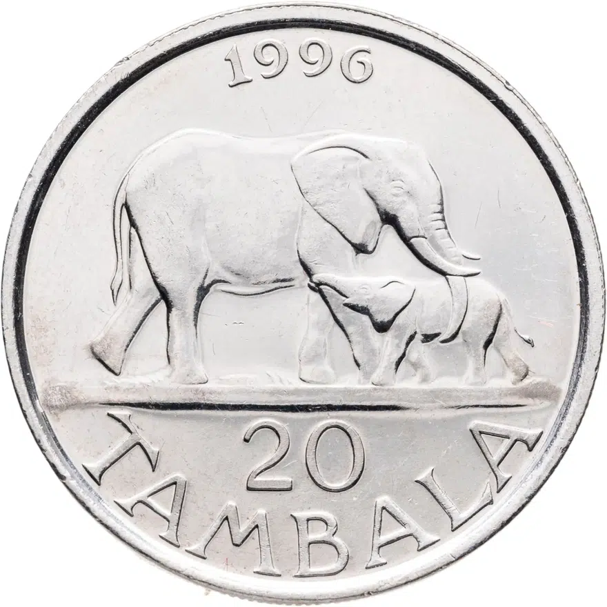 Малави 20 тамбал (tambala) 1996