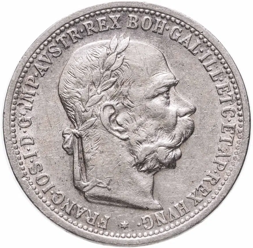 Австрия 1 крона (crown) 1900, аверс
