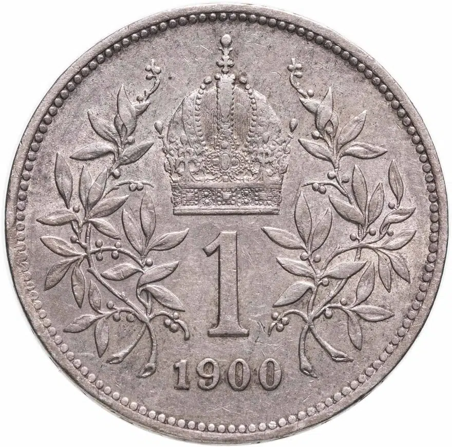 Австрия 1 крона (crown) 1900, реверс