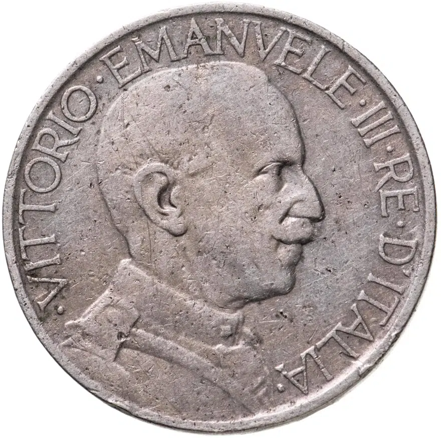Италия 2 лиры 1926, реверс