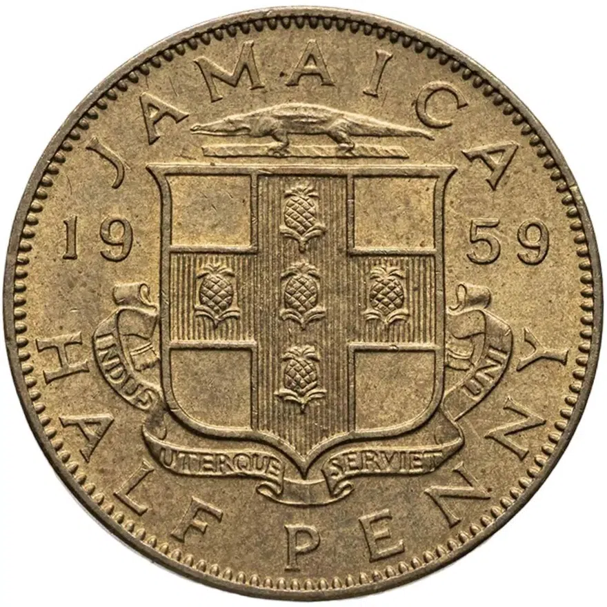 Ямайка 1/2 пенни (penny) 1959