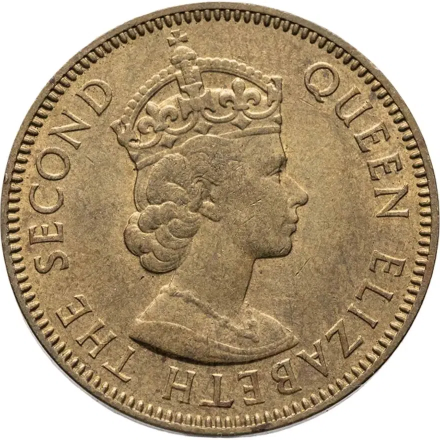 Ямайка 1/2 пенни (penny) 1959, реверс