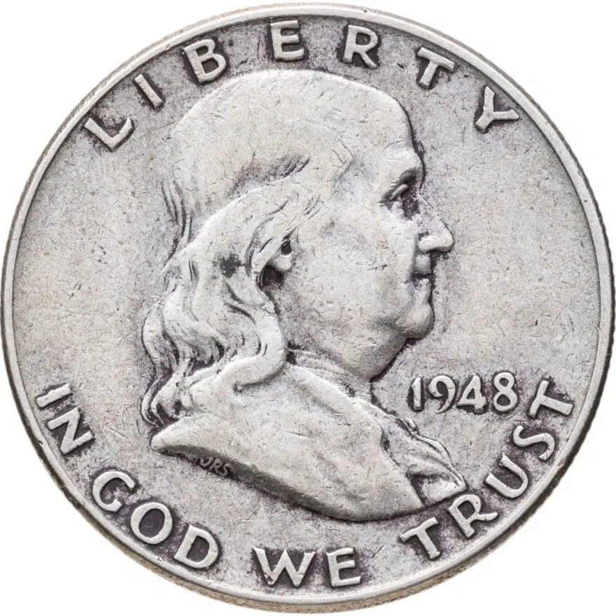 США 50 центов (1/2 доллара, half dollar) 1948