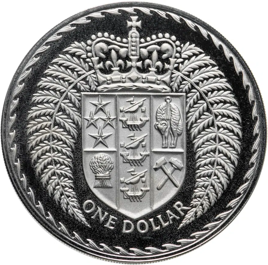 Новая Зеландия 1 доллар (dollar) 1973