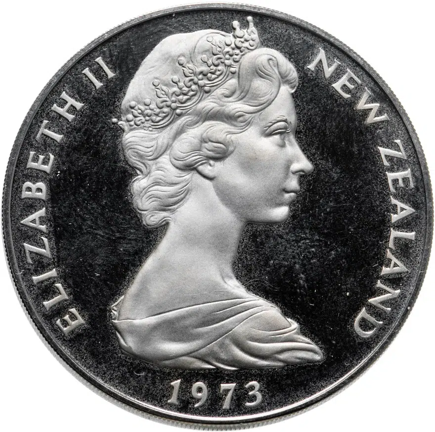 Новая Зеландия 1 доллар (dollar) 1973, реверс