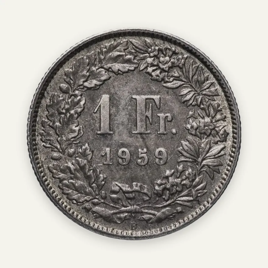 Швейцария 1 франк (franc) 1959