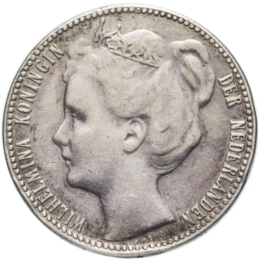 Нидерланды 1 гульден (gulden) 1904, реверс
