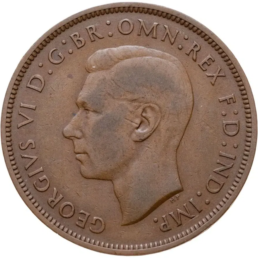 Великобритания 1 пенни (penny) 1940, реверс