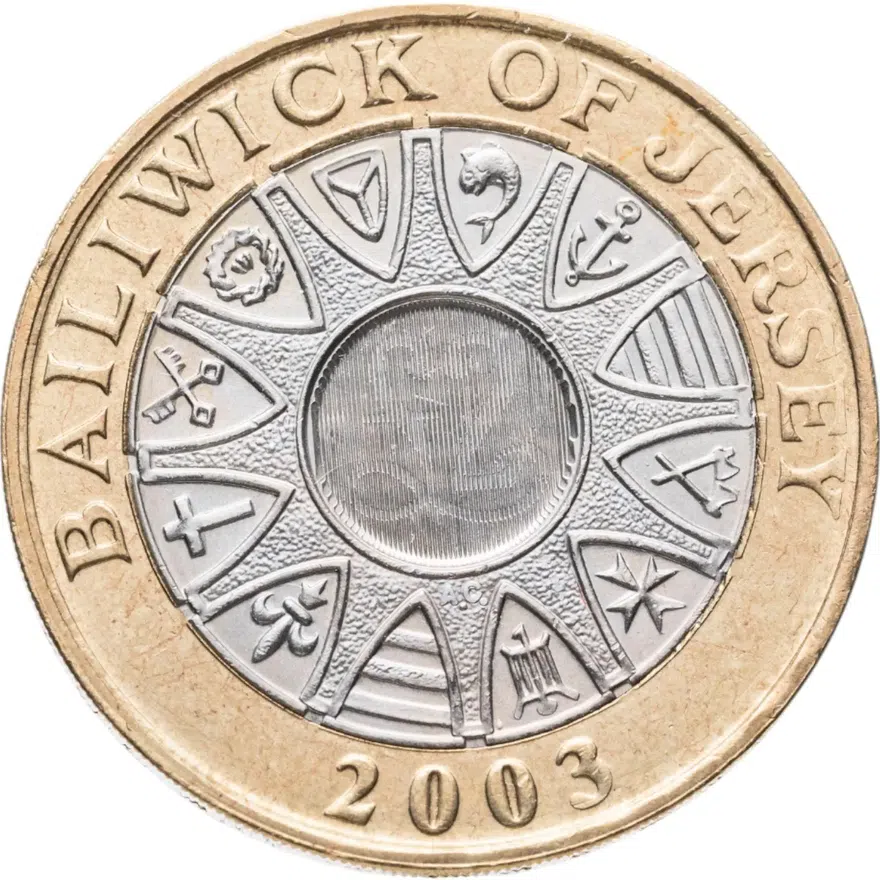 Джерси 2 фунта (pounds) 2003