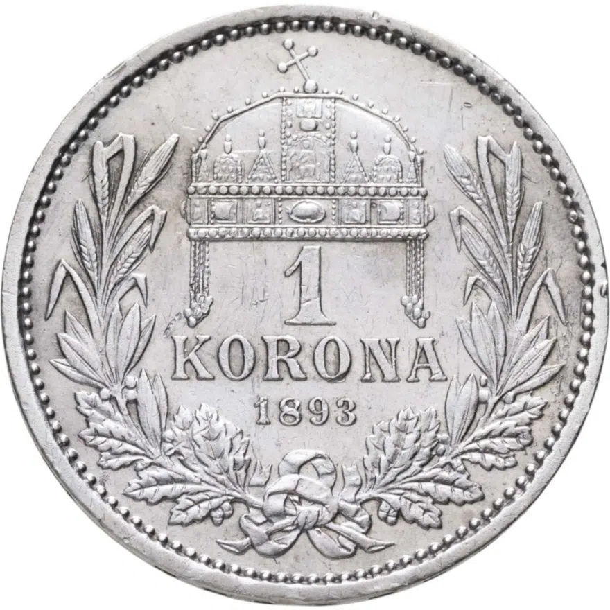 Венгрия 1 крона (crown) 1893