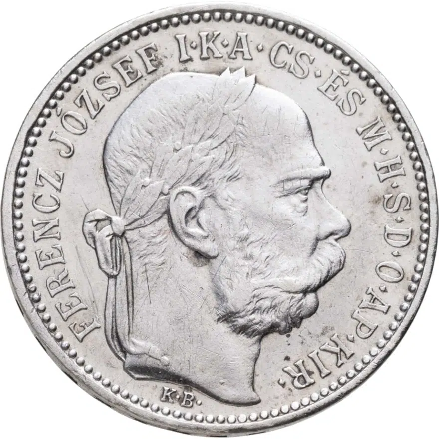 Венгрия 1 крона (crown) 1893, реверс