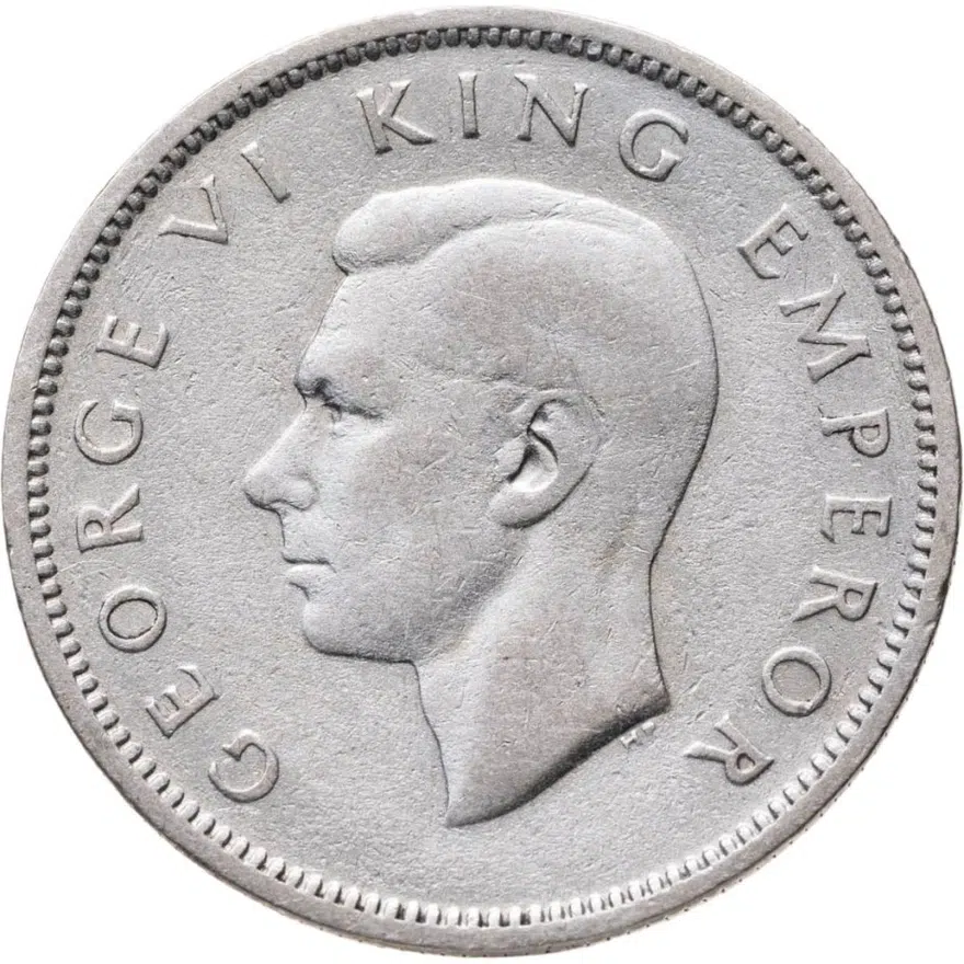 Новая Зеландия 1 шиллинг (shilling) 1945