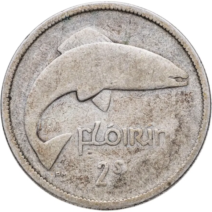 Ирландия 2 шиллинга (флорин, shillings) 1928