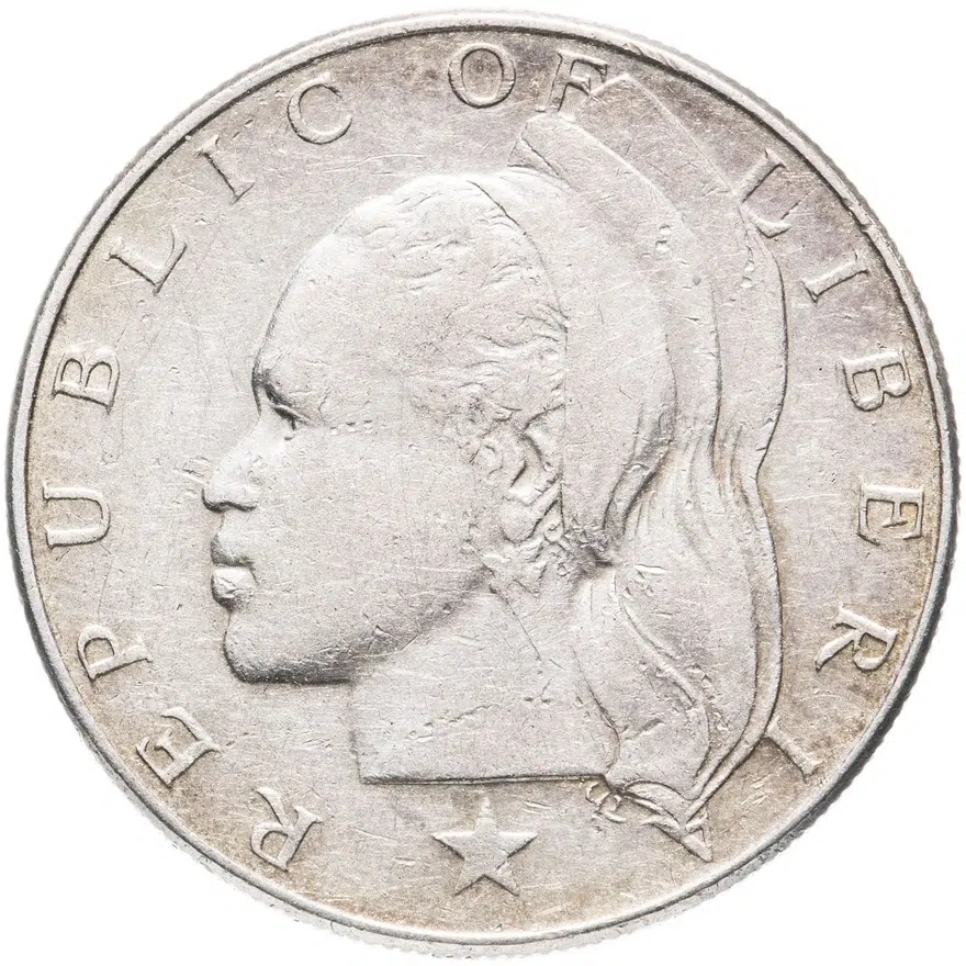 Либерия 1 доллар (dollar) 1962