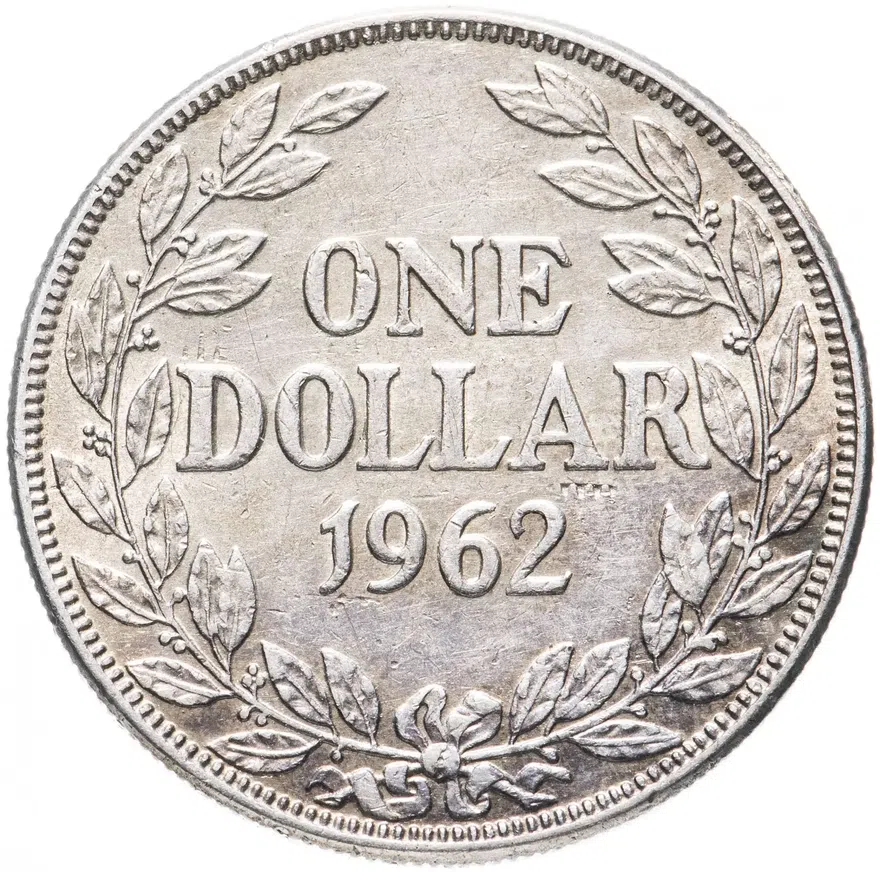 Либерия 1 доллар (dollar) 1962, реверс