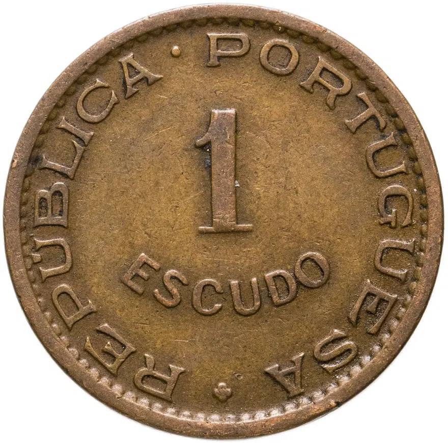 Мозамбик 1 эскудо (escudo) 1965, реверс