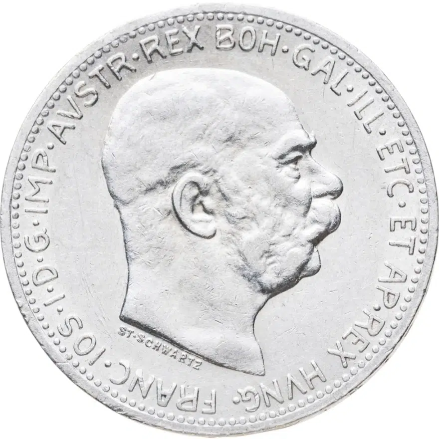 Австрия 1 крона (crown) 1912, реверс