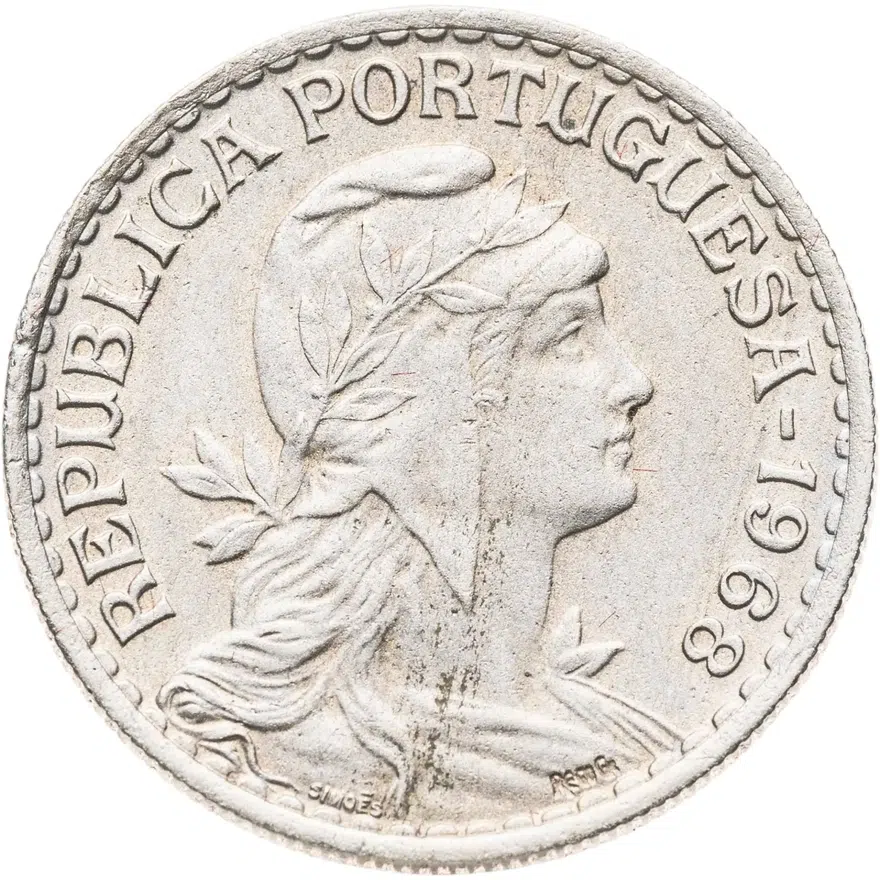 Португалия 1 эскудо (escudo) 1968
