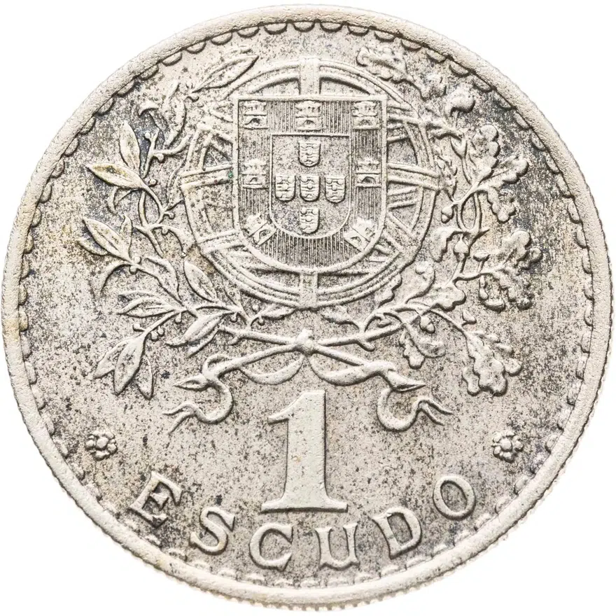 Португалия 1 эскудо (escudo) 1968, реверс